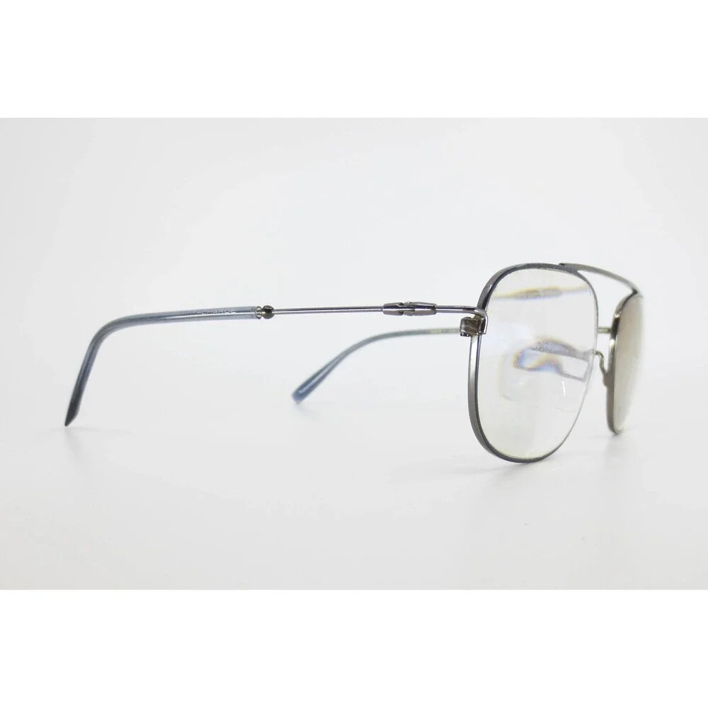 T-Charge Titanium T1288T 06A Gunmetal Blue Aviator Eyeglass Frames 52-18-145